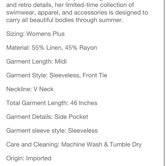 NWT 3X Tabitha Brown x Target Maxi Dress - Picture 8 of 15